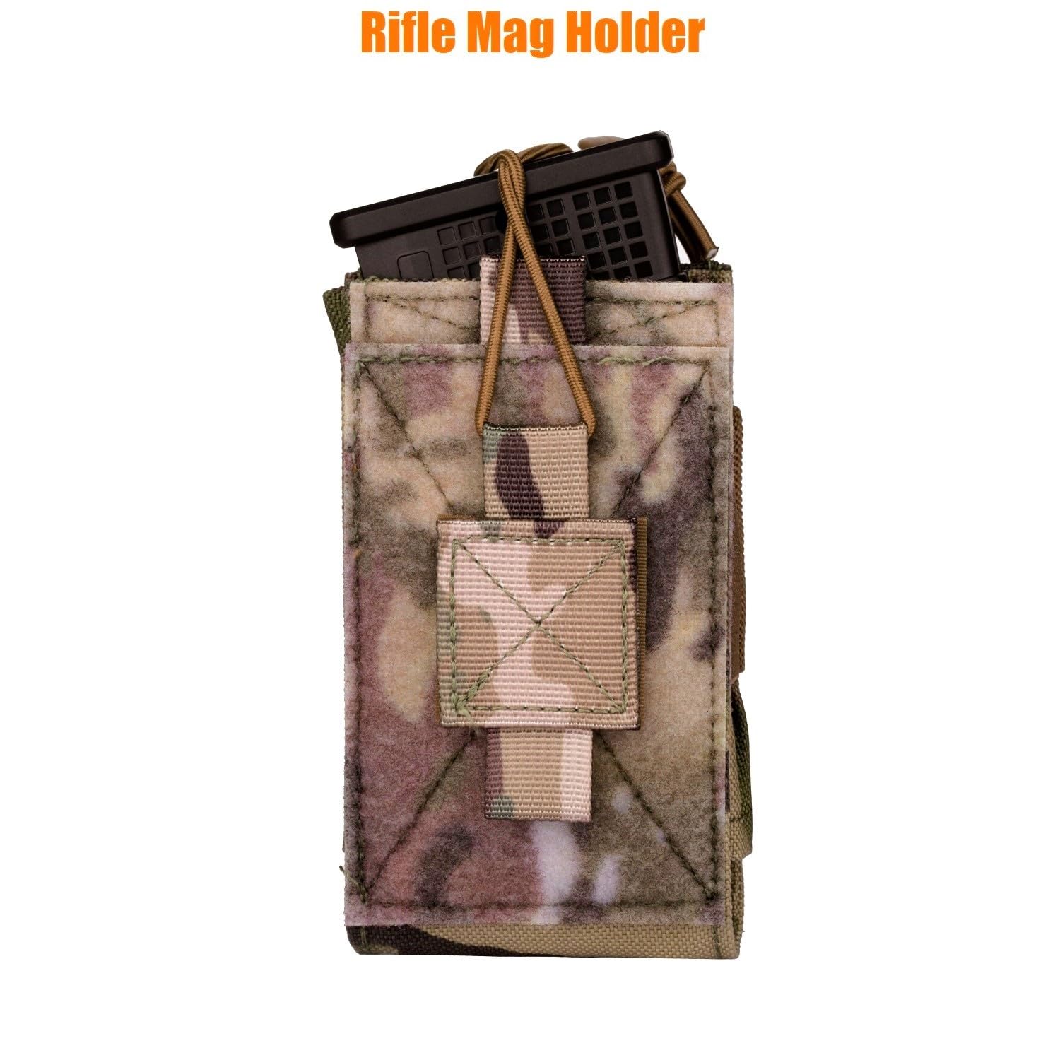Tactical MOLLE Radio Pouch - Adjustable Two-Way Radio Holder for Walkie Talkies, 5.56mm & 7.62mm Rifle Magazine Carrier - Nylon Duty Belt Holster for Police, Security, Rescue Teams - Perfect for Outdoor Adventures, Emergency Response & Tactical Missions