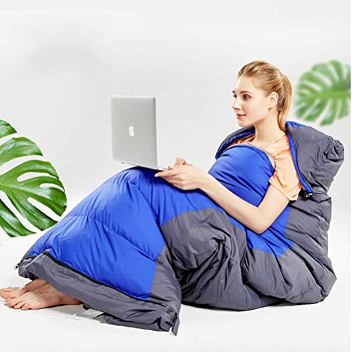 Ultralight Down Sleeping Bag for Adults - Compact & Waterproof for Camping, Backpacking, Hiking - Perfect for Cold Weather Outdoor Adventures & Travel