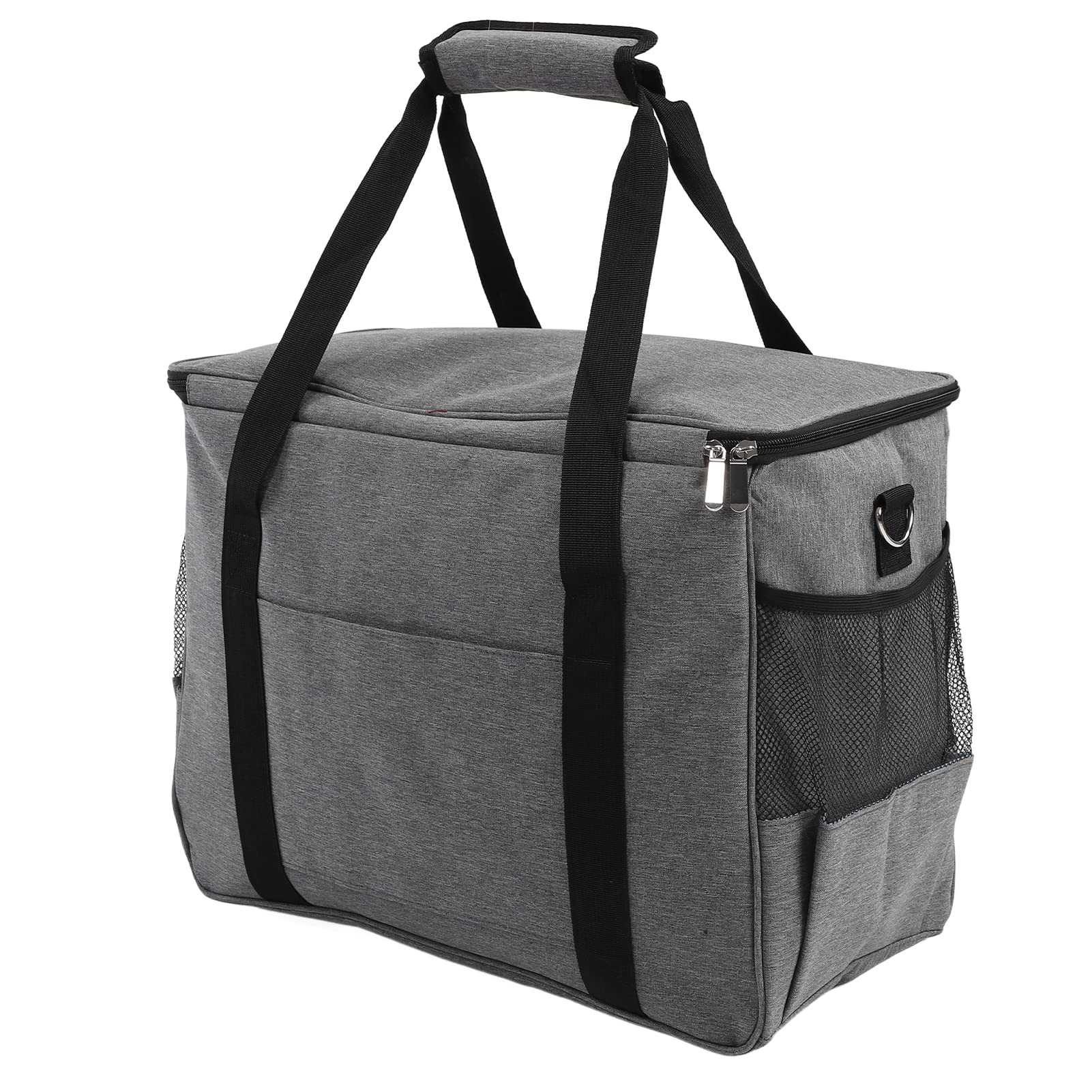 Heavy Duty Sewing Machine Carrying Case with Side Pocket, Large Capacity & Non-Slip Pads - Perfect for Storage, Transport & Protection of Sewing Machines - Ideal for Quilting, Tailoring & Crafting Classes