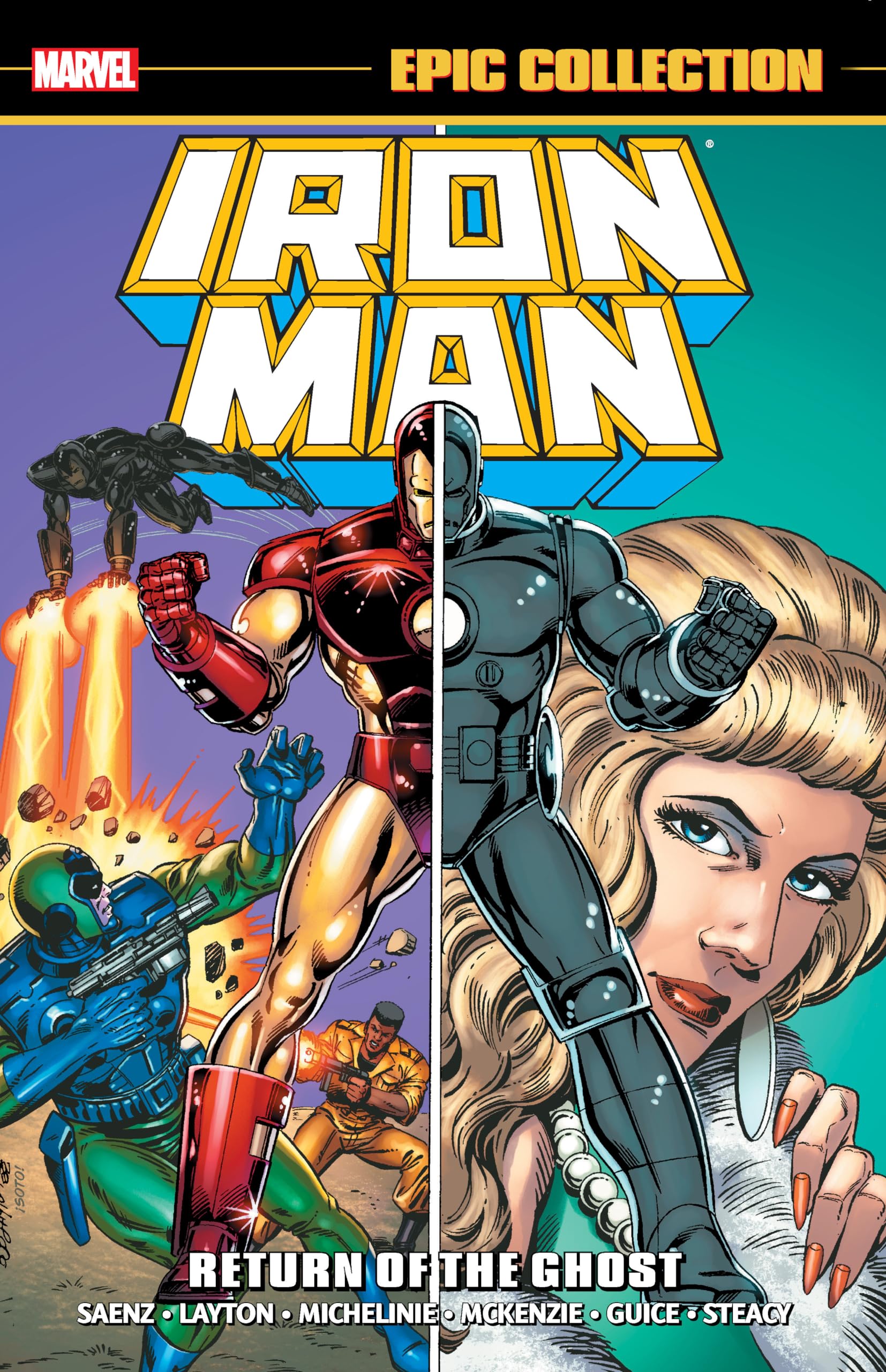Iron Man Epic Collection: Return of the Ghost - Marvel Comics Graphic Novel | Superhero Action, Sci-Fi Adventure | Perfect for Marvel Fans & Comic Book Collectors | Great Gift for Birthday, Christmas & Superhero Enthusiasts