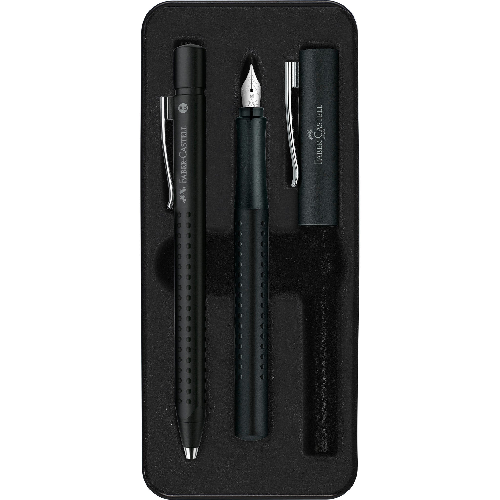 Premium Grip 2011 Fountain & Ballpoint Pen Gift Set - Elegant Black for Writing & Gifting (Model #140983) | Perfect for Office, Business Meetings & Special Occasions