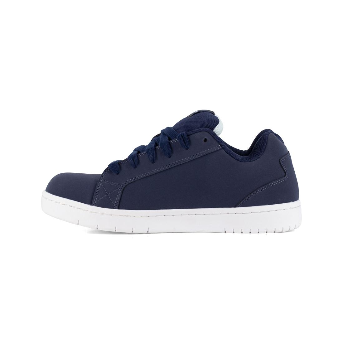 Stone Composite Toe Work Shoes for Men - Navy Blue Safety Boots with Slip Resistance | Perfect for Construction, Warehouse & Industrial Work