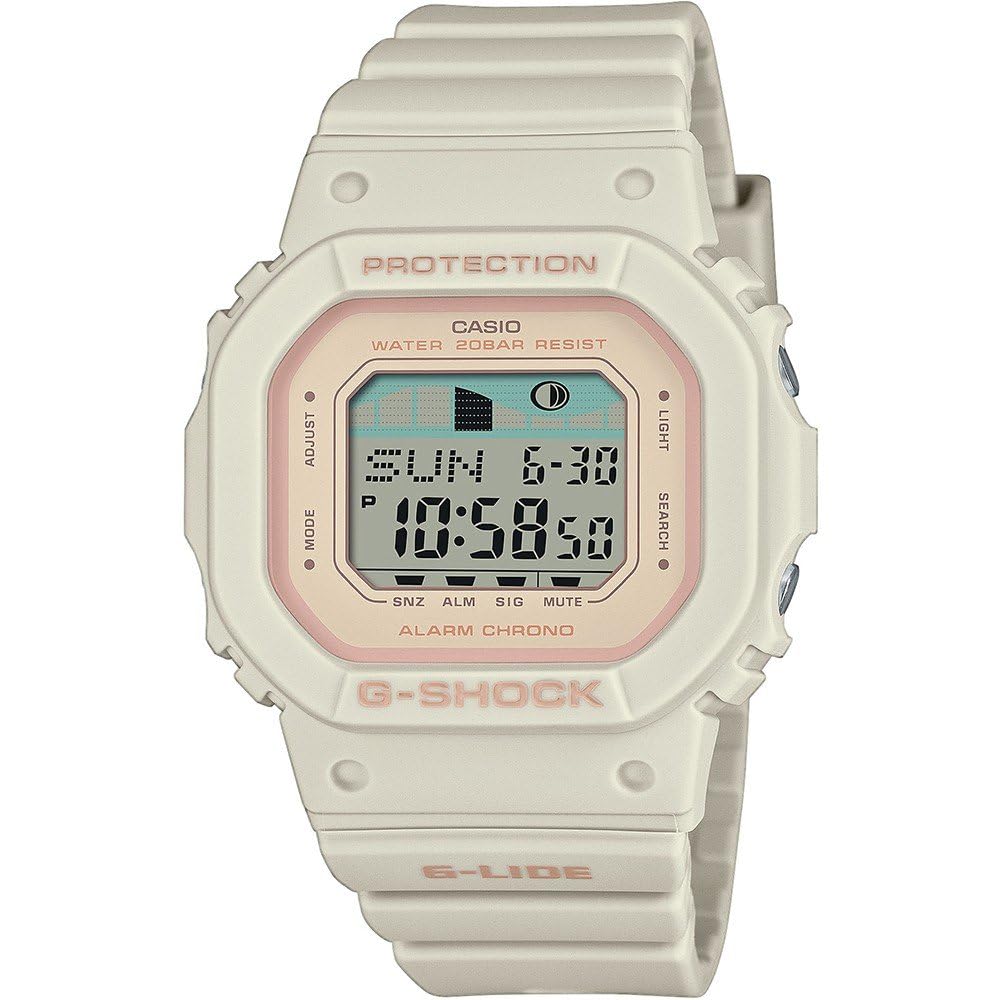 Casio Women's GLX-S5600-7ER Digital Quartz Watch with Durable Plastic Strap - Sporty & Stylish for Running, Swimming & Everyday Wear