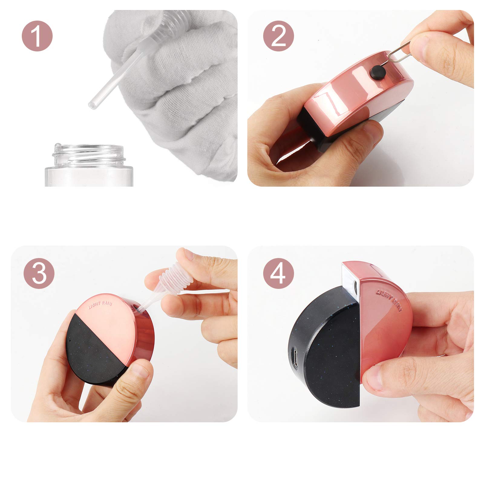 Portable USB Rechargeable Nano Facial Mister - Handheld Moisturizing Mist Sprayer & Mini Skin Care Steamer for Hydration | Perfect for Travel, Office, and Home Skincare Routine