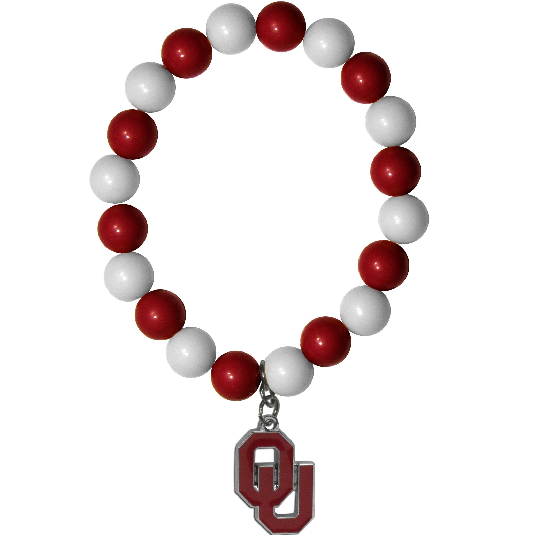 NCAA Fan Bead Bracelet for Women & Men - College Sports Team Spirit Accessories - Perfect for Game Day, Tailgating & School Events