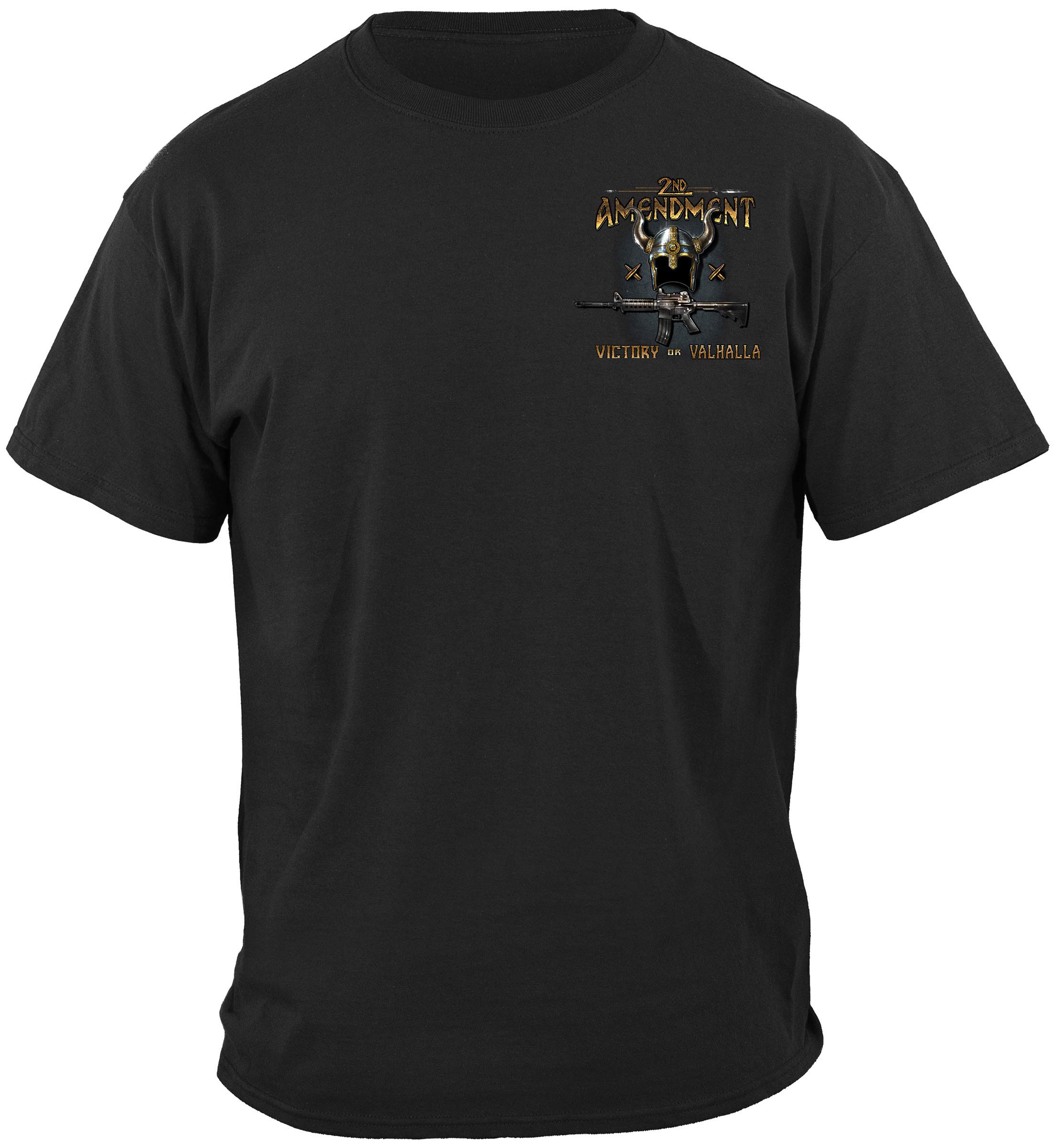 Erazor Bits 2nd Amendment T-Shirts - American 'Come and Take It' Patriotic Shirts - 100% Cotton Comfort Tee for Gun Rights Supporters & Freedom Lovers
