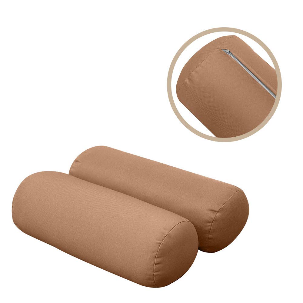 Style2 AD104 5PC Knife Edge Outdoor Daybed Mattress Set with Cushions & Bolster Pillows - Perfect for Patio, Poolside, and Garden Lounging