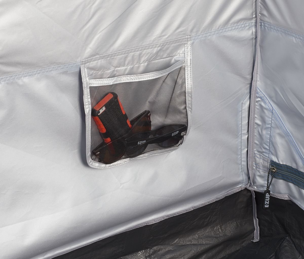 E-Z UP Camping Cube 6.4 - Convert 10' Straight Leg Canopy into Camping Tent | Portable Shelter for Outdoor Camping, Beach, Picnics & Festivals | Waterproof & Easy Setup