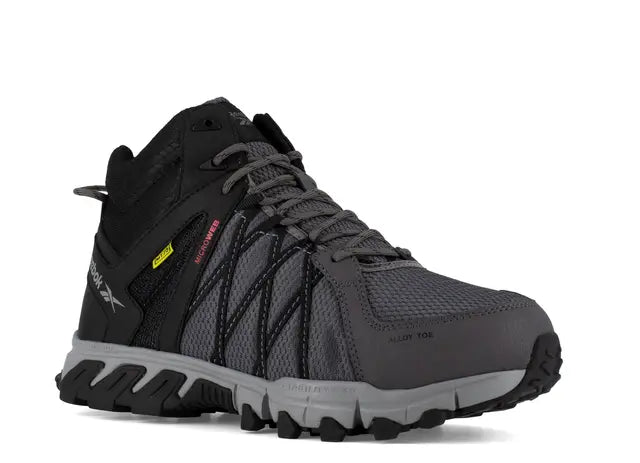Reebok Trailgrip Grey MetGuard Work Boots - Durable & Comfortable Safety Shoes for Construction, Hiking & Outdoor Work
