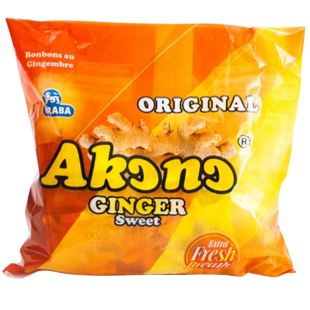 Fresh Ghana Ginger Candy for Extra Breath & Travel Comfort