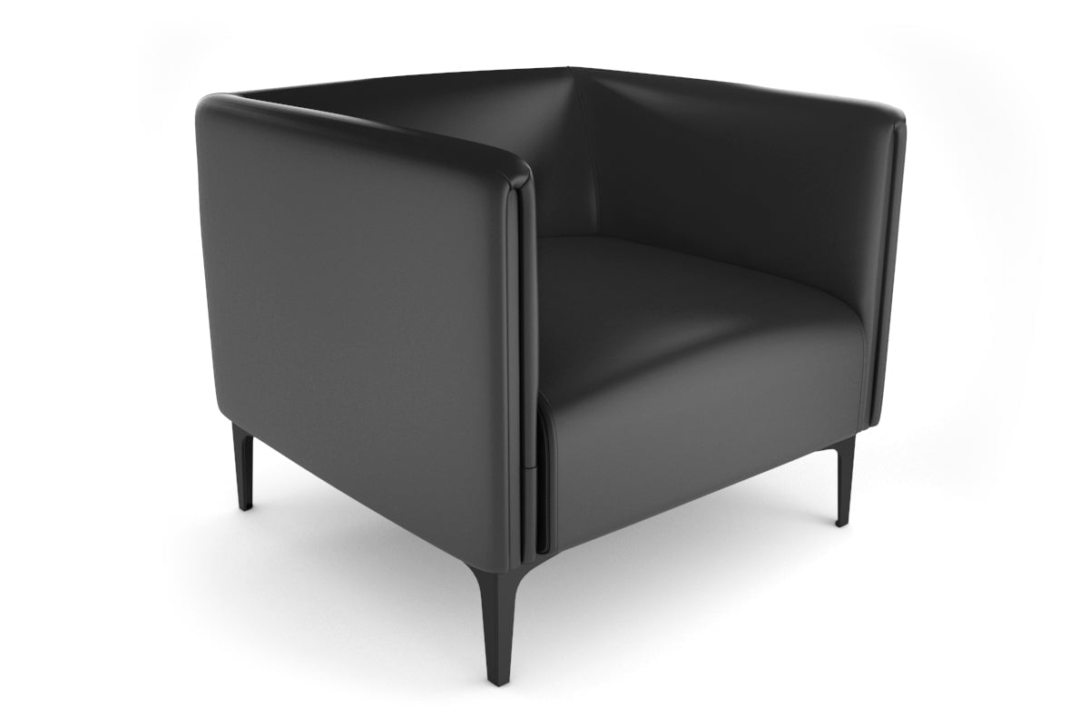 Drej 2.0 Lounge Chair with Square Arms - Modern Single Seater Sofa for Living Room, Bedroom or Office