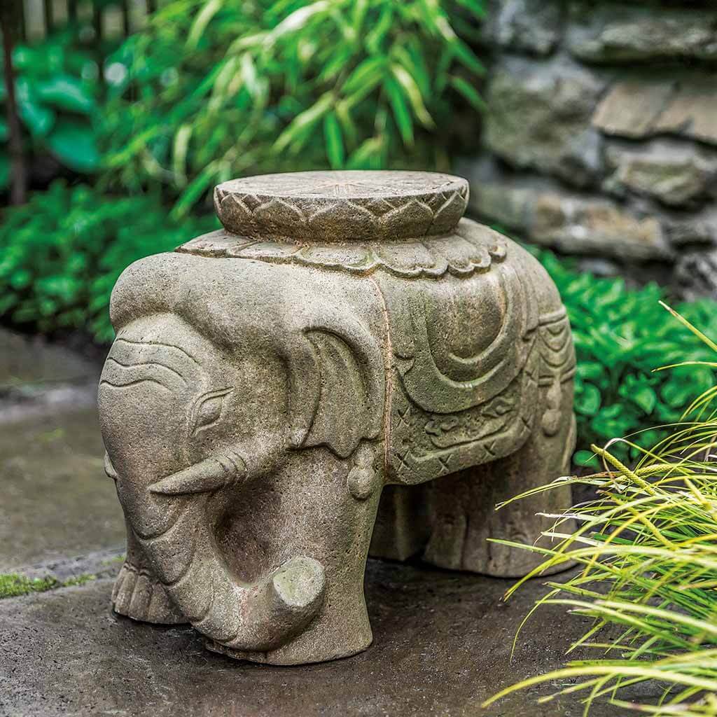 Campania International Handcrafted Elephant Statue - Elegant Home Decor for Living Room, Office & Garden | Perfect Gift for Elephant Lovers
