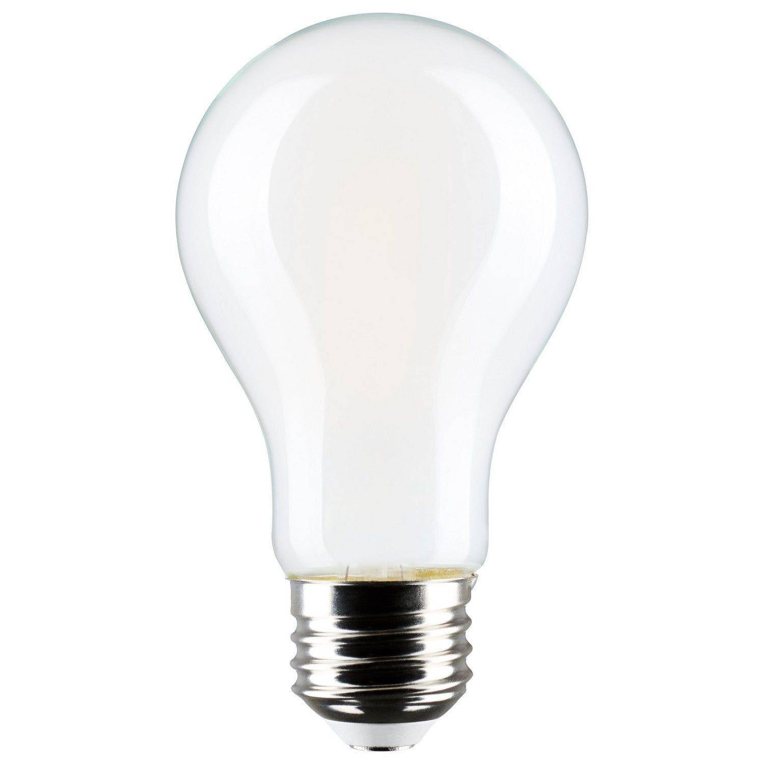 Energy Efficient A19 LED Light Bulb 60W Equivalent, 8W 800 Lumens 3000K Warm White, E26 Medium Base Frosted Finish - 4 Pack for Home, Office & Bedroom Lighting