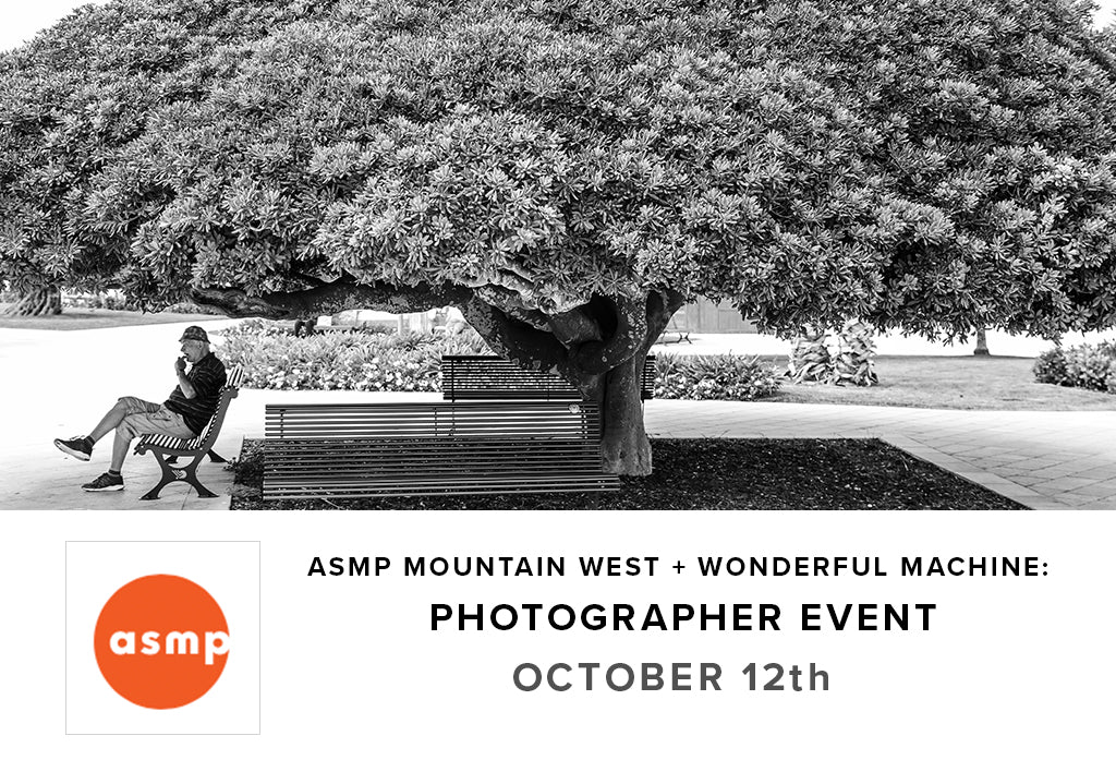 ASMP Mountain West & Wonderful Machine Photographer Event - October 12th | Professional Photography Workshop, Networking & Learning Opportunities for Photographers