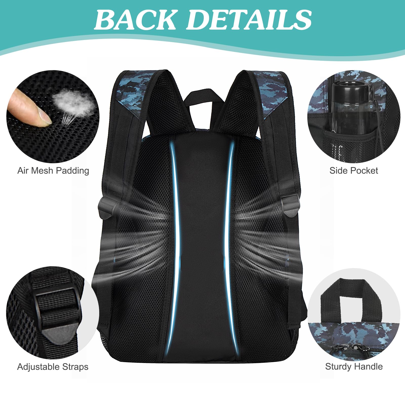 WOLT Youth Soccer Backpack - Lightweight Sports Bag with Cleat Shoe & Ball Compartments for Soccer, Basketball, Volleyball - Perfect for Training, Games & Travel