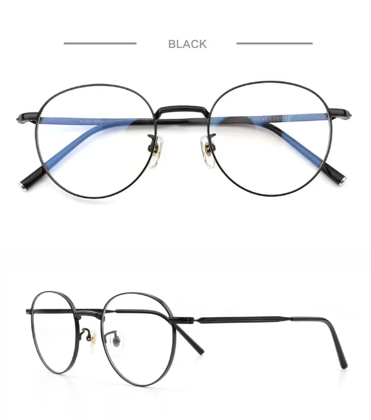 Aror Women's Full Rim Oval Round Titanium Eyeglasses - Lightweight & Durable Frame for Reading, Work & Everyday Use - Style 4941103