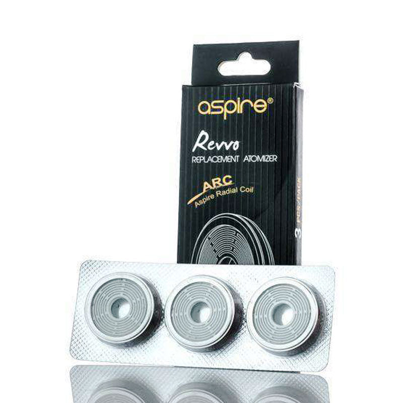 Aspire Revvo Replacement ARC Coils (3 Pack) - Compatible with Aspire Revvo Tank - Long-Lasting Coils for Smooth Vaping - Perfect for Home, Travel & Cloud Chasing