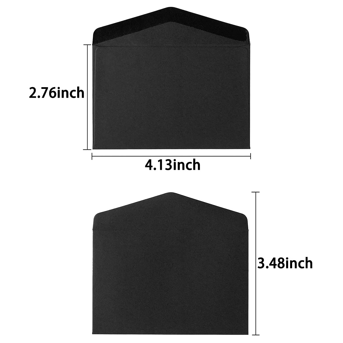 120 Pack Mini Self-Adhesive Kraft Paper Envelopes (4.13