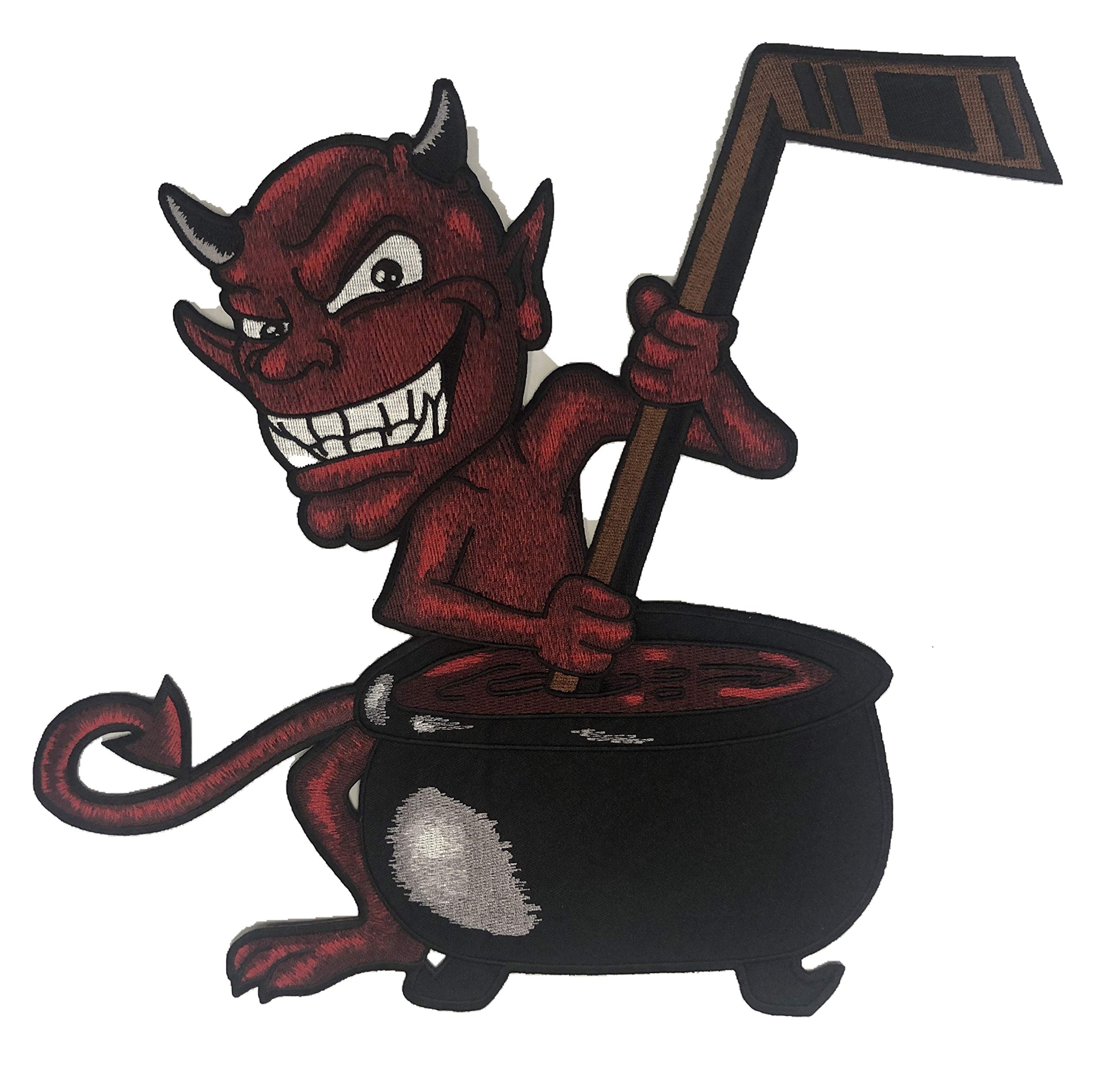 Custom Devil with Cauldron Hockey Jerseys - Personalized NHL Pro Jerseys with Name & Number - Perfect for Games, Tournaments & Fan Gear