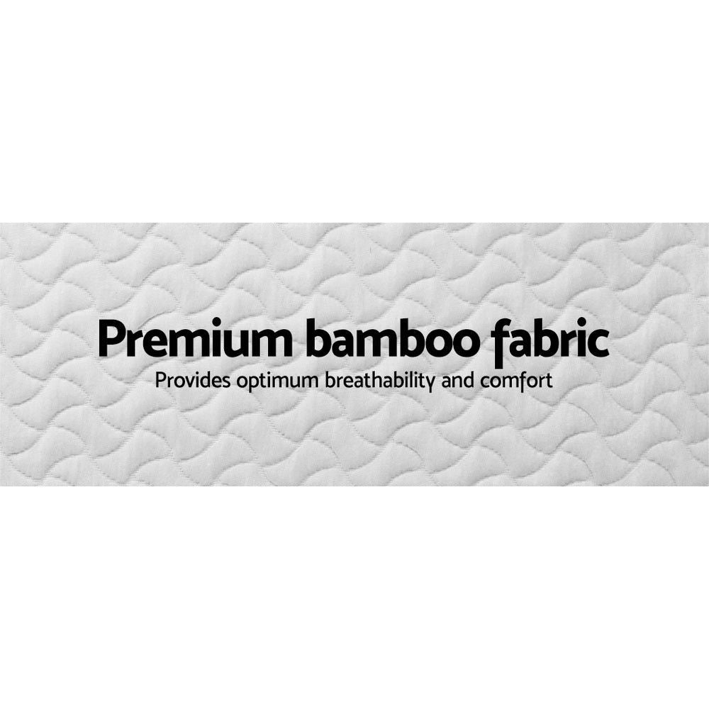 Giselle Foldable Mattress - Portable Foam Cot Bed for Adults & Kids, White - Perfect for Guest Beds, Camping & Small Spaces