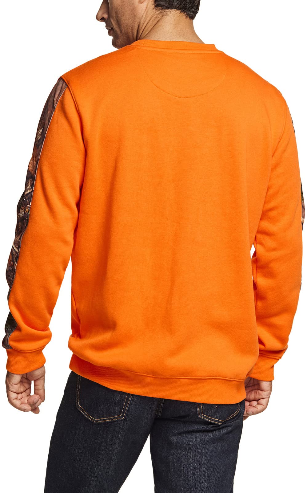 CQR Men's Fleece Crewneck Sweatshirt - Winter Thermal Pullover for Outdoor Activities, Hunting & Casual Wear | Soft Lined Performance Fleece Jacket for Cold Weather