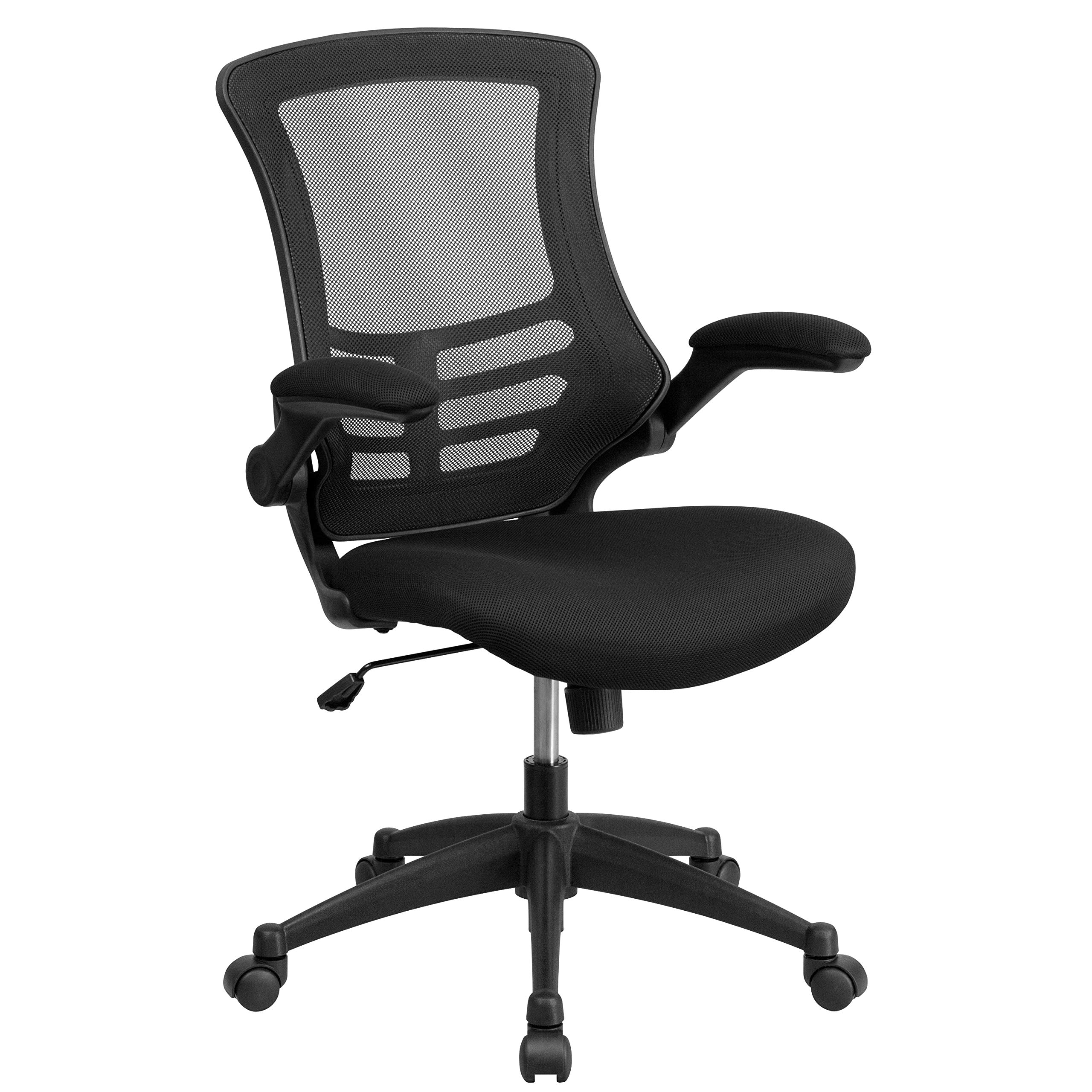 EMMA + OLIVER Adjustable Standing Desk with Ergonomic Mesh Office Chair & Filing Cabinet - Complete Home Office Set for Remote Work, Study & Productivity