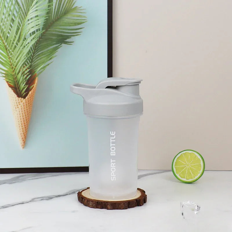 300ml Portable Leak Proof Protein Shaker Bottle - Gym & Outdoor Fitness Water Bottle with Measuring Scale for Protein Powder & Supplements | Perfect for Workouts, Running & Sports Nutrition