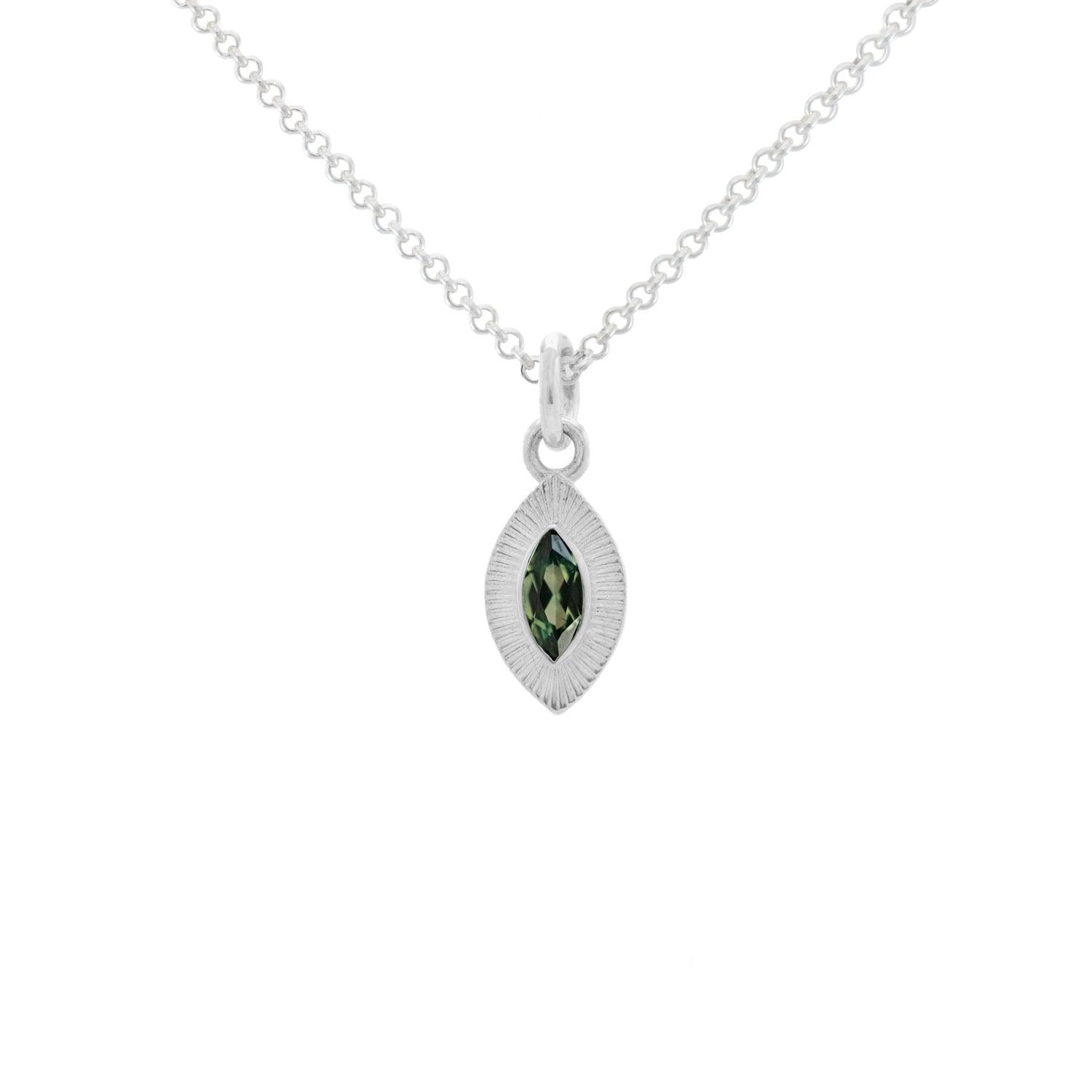 Ajna Silver Pendant Necklace - 925 Sterling Silver Spiritual Jewelry for Meditation & Yoga - Perfect for Mindful Gifts & Chakra Balancing