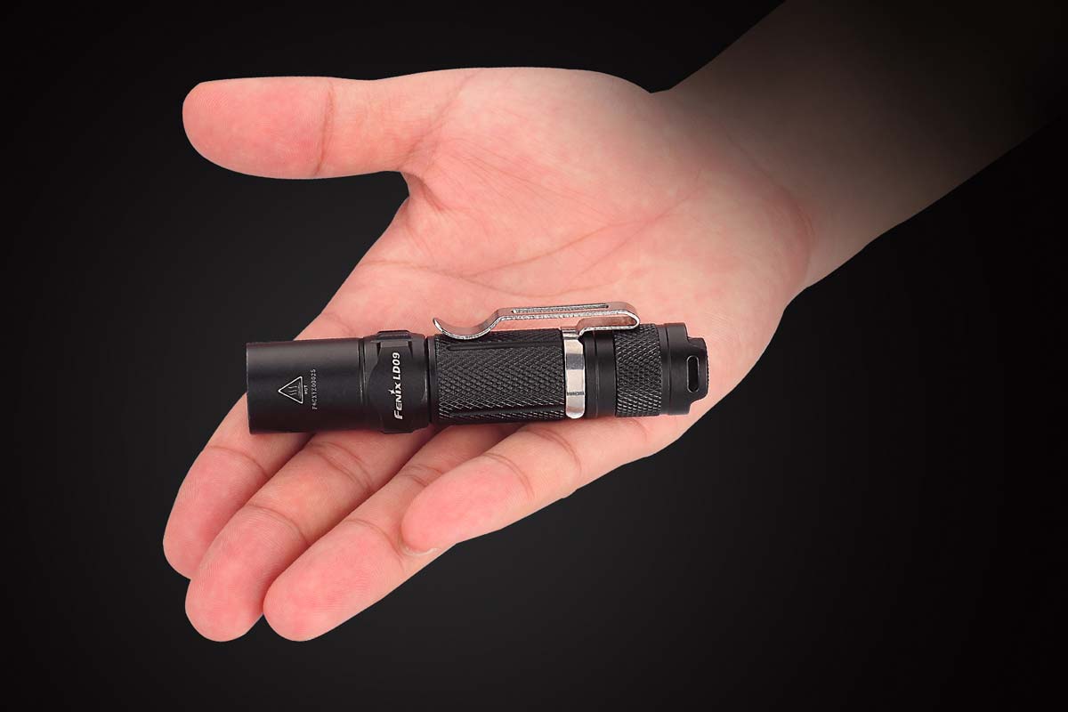 Fenix LD09 Flashlight - Compact & Powerful LED Flashlight for Camping, Hiking, Emergency Use (Discontinued Model)