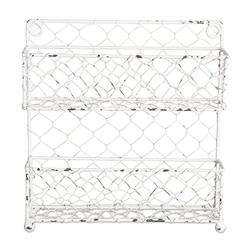 2 Tier Spice Rack - White
