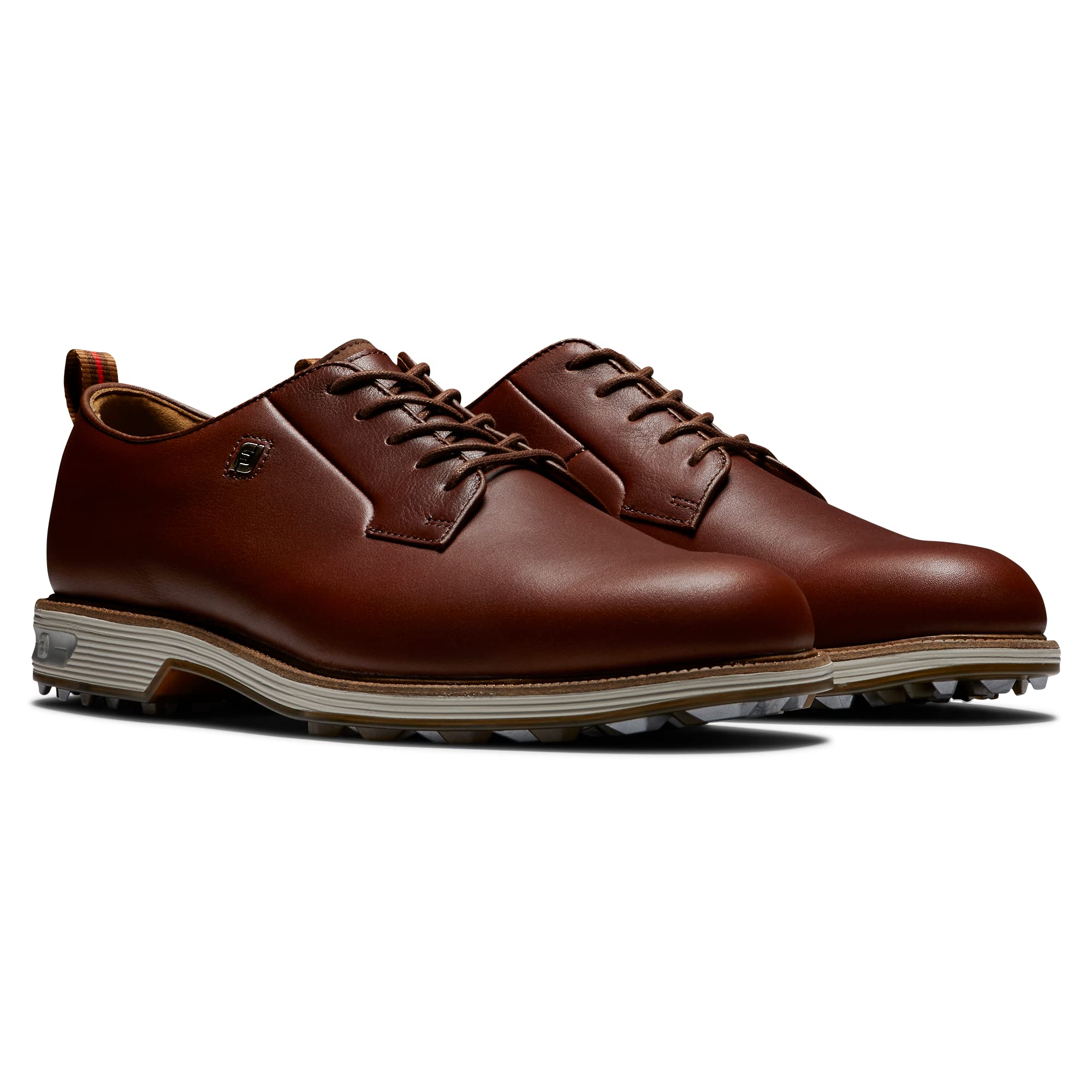 FootJoy Men's Premiere Series Spikeless Golf Shoes - Brown, Size 8 Wide | Waterproof & Comfortable Golf Footwear for Men | Perfect for Course Play & Casual Wear