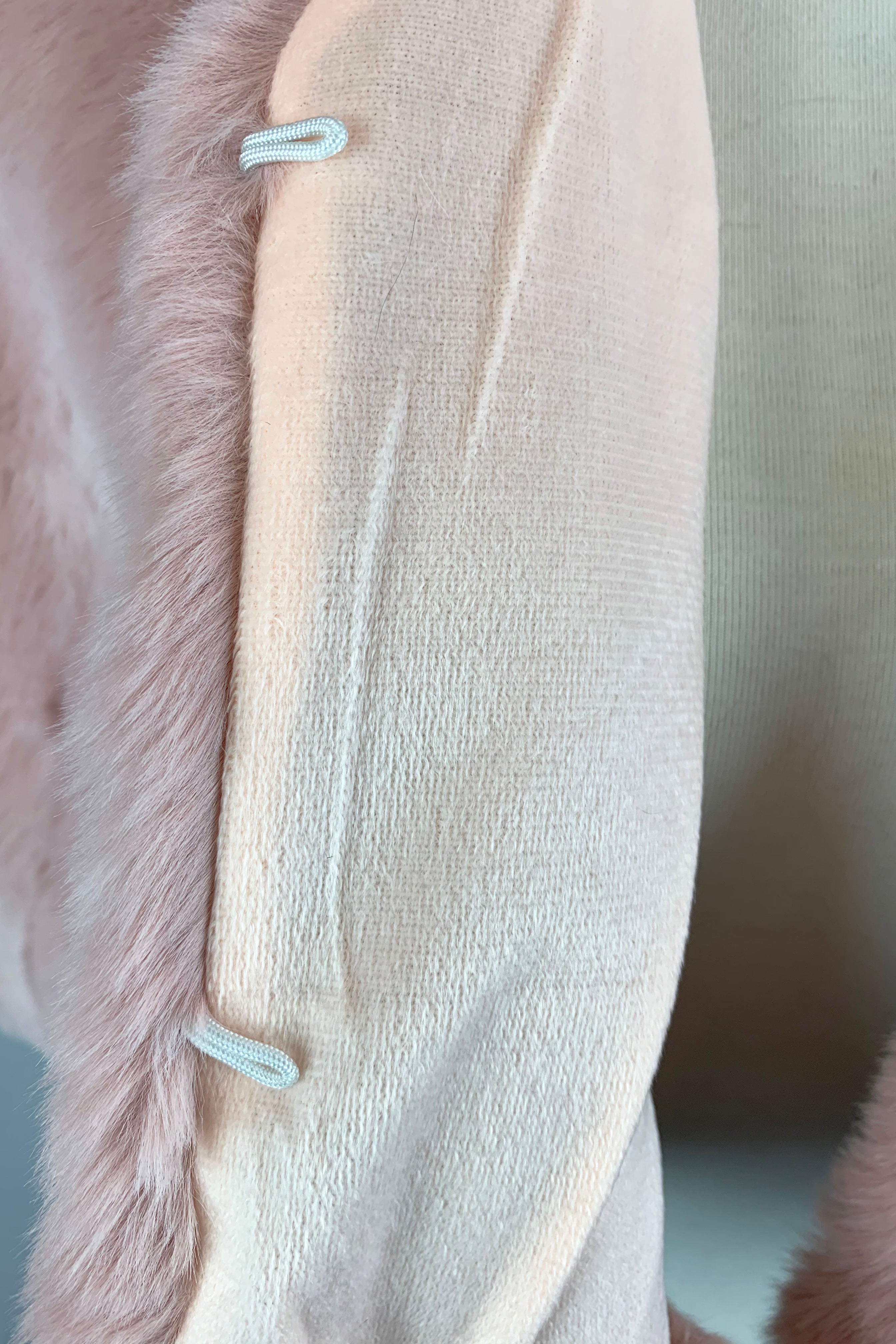 Elegant Pink Faux Fur Bridal Cape - Georgina Pin05 Wedding Shawl for Brides, Bridesmaids & Winter Weddings