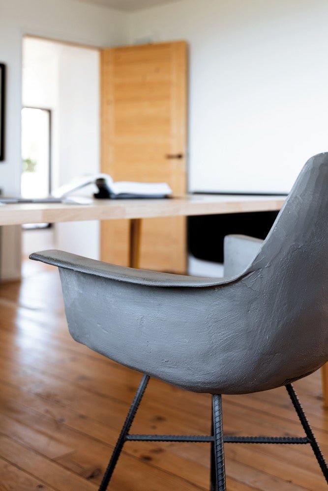 Hauteville Armchair by Lyon Beton - Modern Lounge Chair for Living Room, Office & Reading Nook - Durable & Stylish Accent Furniture