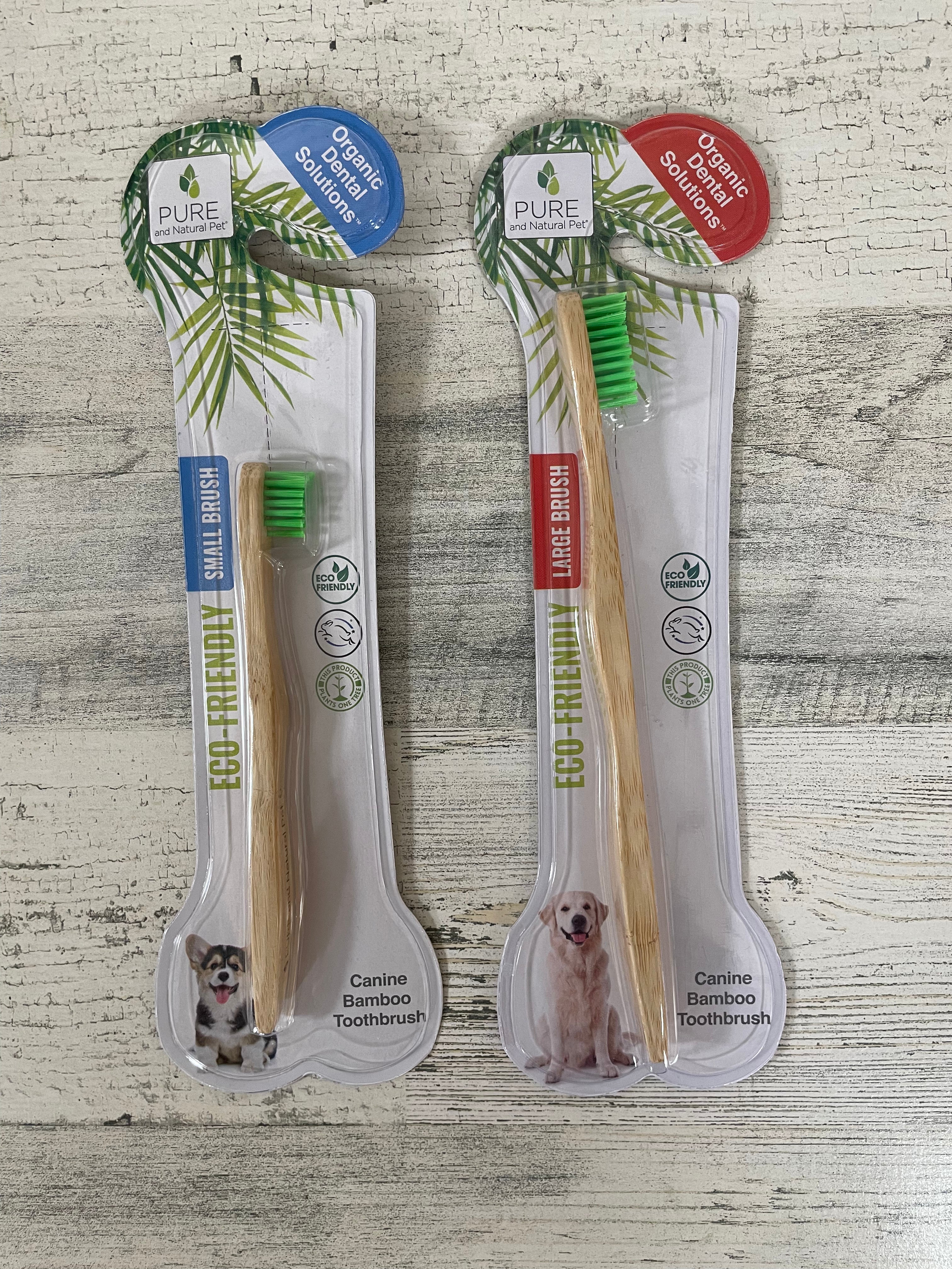 Natural Pet Toothbrush for Dogs & Cats - Soft Bristles for Gentle Cleaning - Perfect for Daily Oral Care at Home