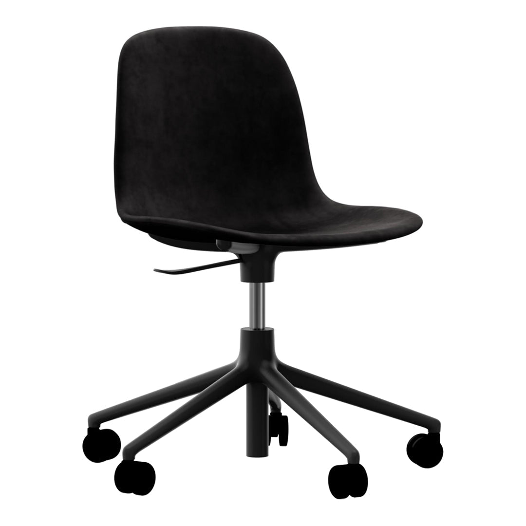 Ergonomic Form Chair with 5W Swivel Base & Gas Lift Mechanism - Premium Upholstered Office Chair for Home & Workspace - Perfect for Long Hours of Comfortable Sitting in Office, Study or Gaming Setup
