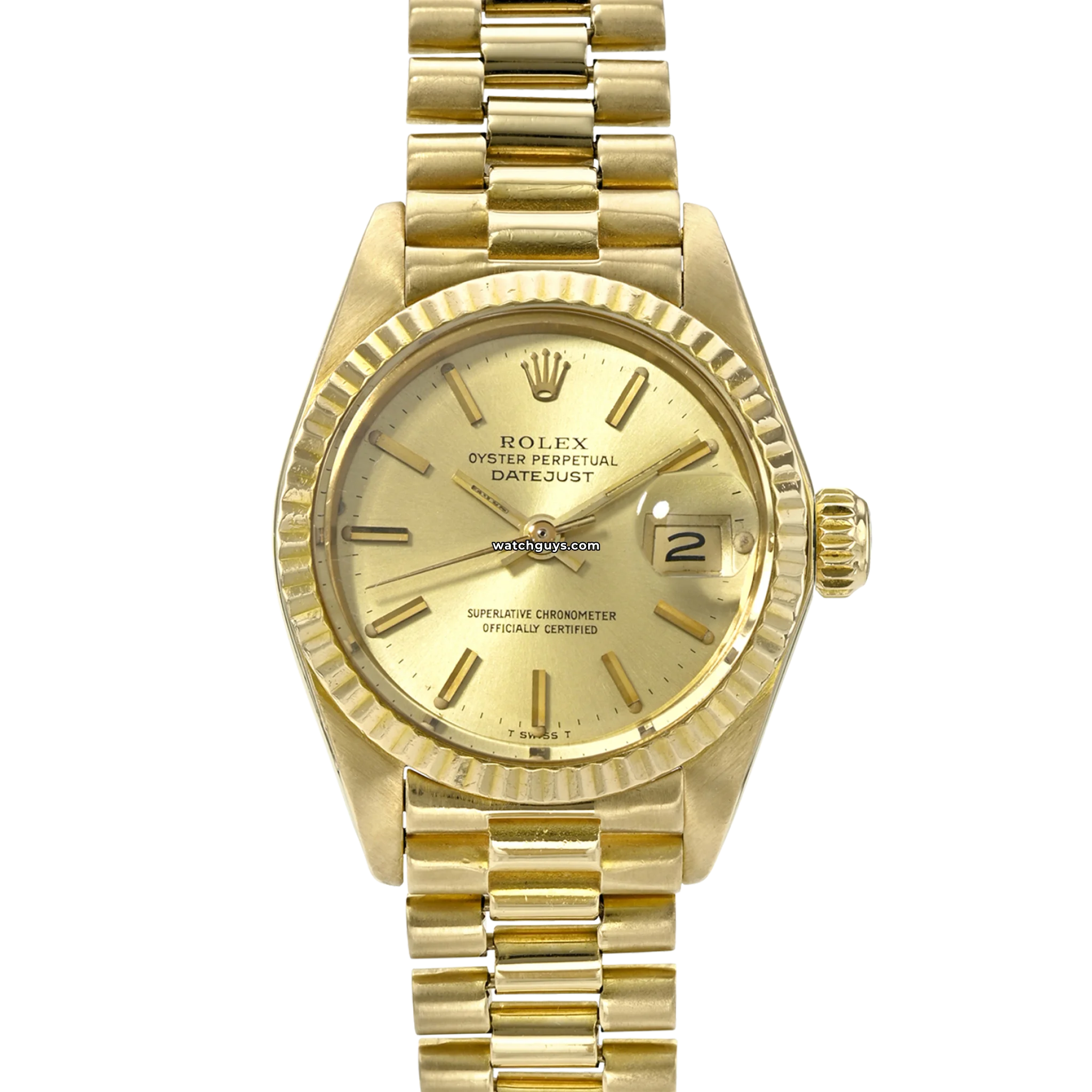 Authentic Rolex Datejust 6917 President Watch - 18K Gold & Stainless Steel Luxury Timepiece for Men - Perfect for Business Meetings, Formal Events & Special Occasions