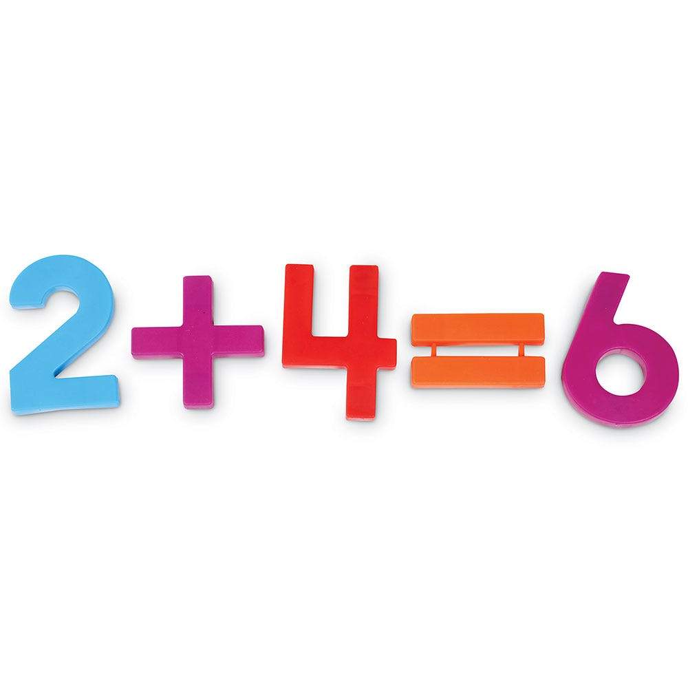 Large Magnetic Numbers & Math Operations Set - Perfect for Classroom Learning, Homeschooling, and Kids' Educational Activities