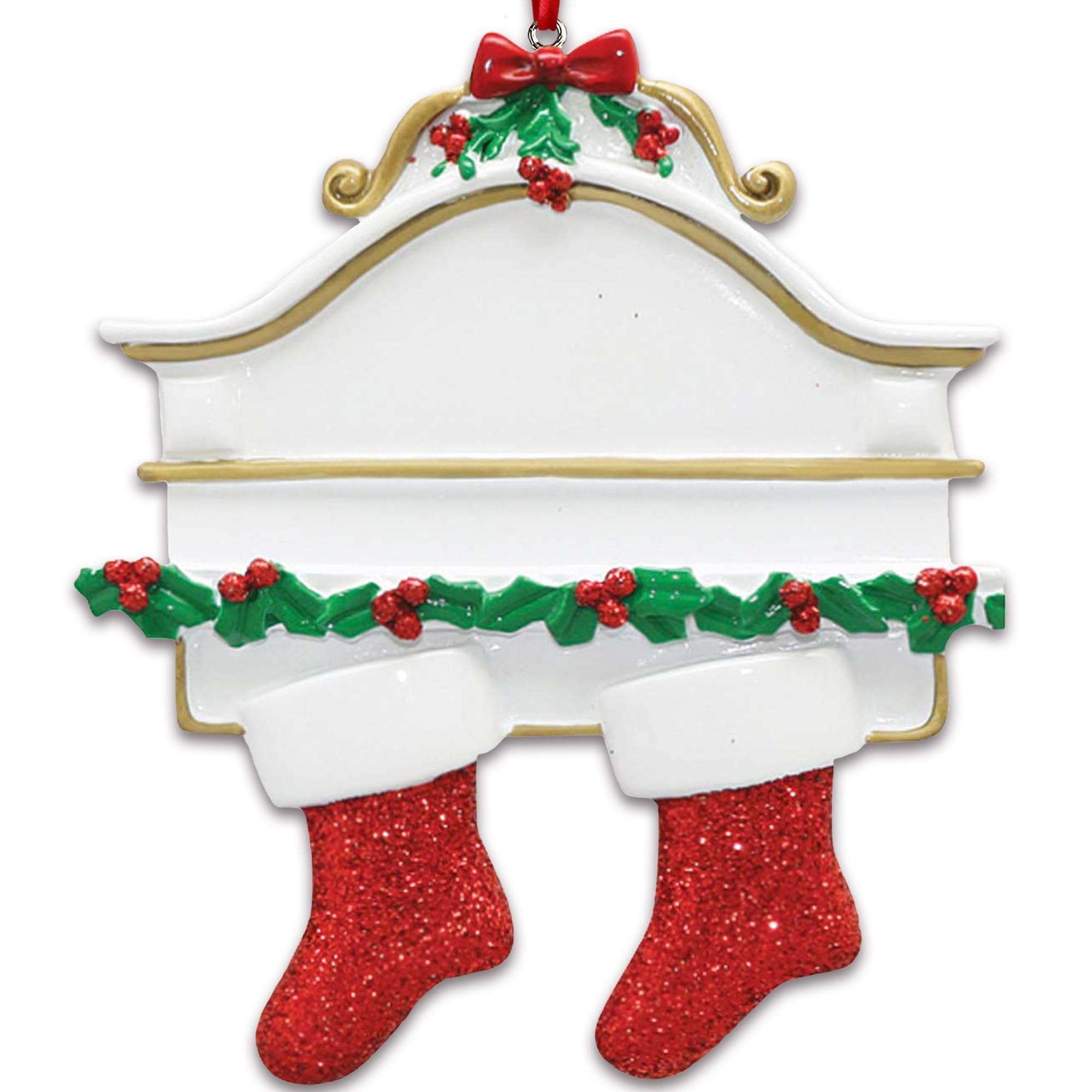 Personalized Family Christmas Ornaments 2024 - Custom Name Christmas Stockings for Couples, Our First Family of 2 Stockings, Better Together Tree Ornament - Perfect Gift for Newlyweds, First Christmas Together & Family Tree Decorations