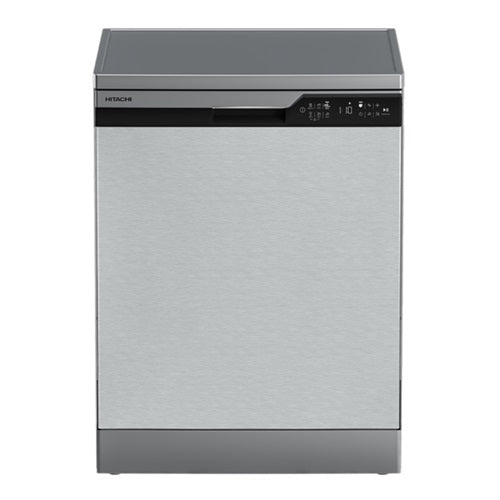 Hitachi HDF F146VX 60CM Freestanding Dishwasher - 14 Place Settings, 3 Ticks Energy Rating, 2 Year Warranty - Perfect for Large Families and Entertaining Guests