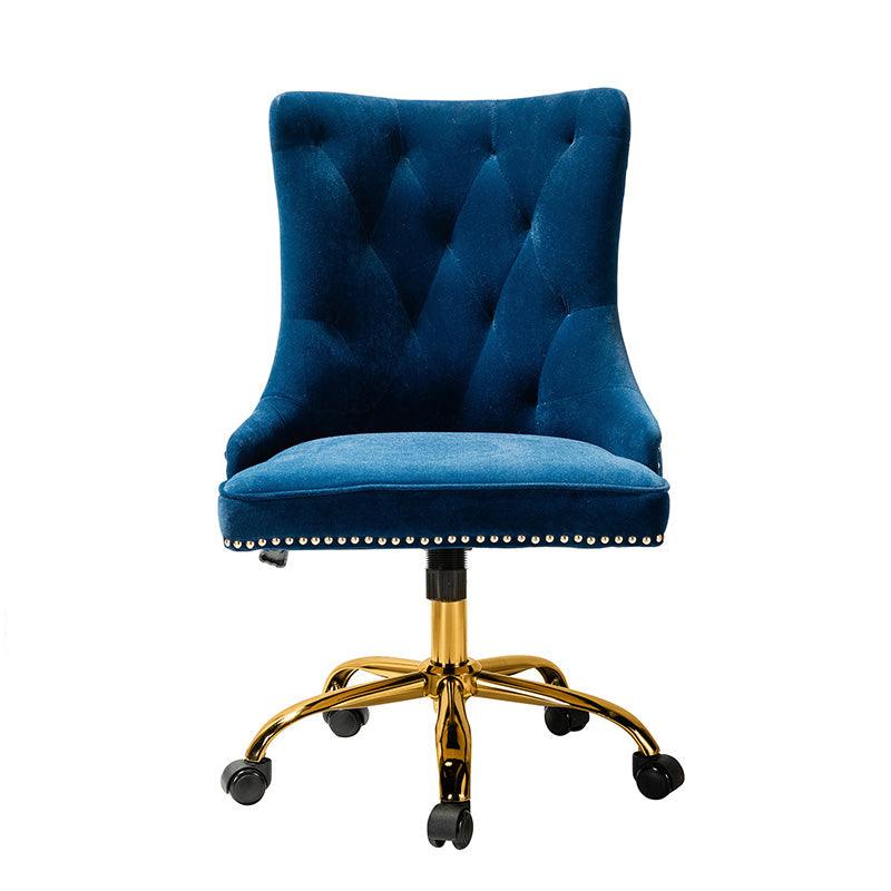 Adega Velvet Adjustable Office Chair - Ergonomic Desk Chair with Lumbar Support for Home Office, Gaming & Workspace - Comfortable Swivel Computer Chair for Long Hours Sitting
