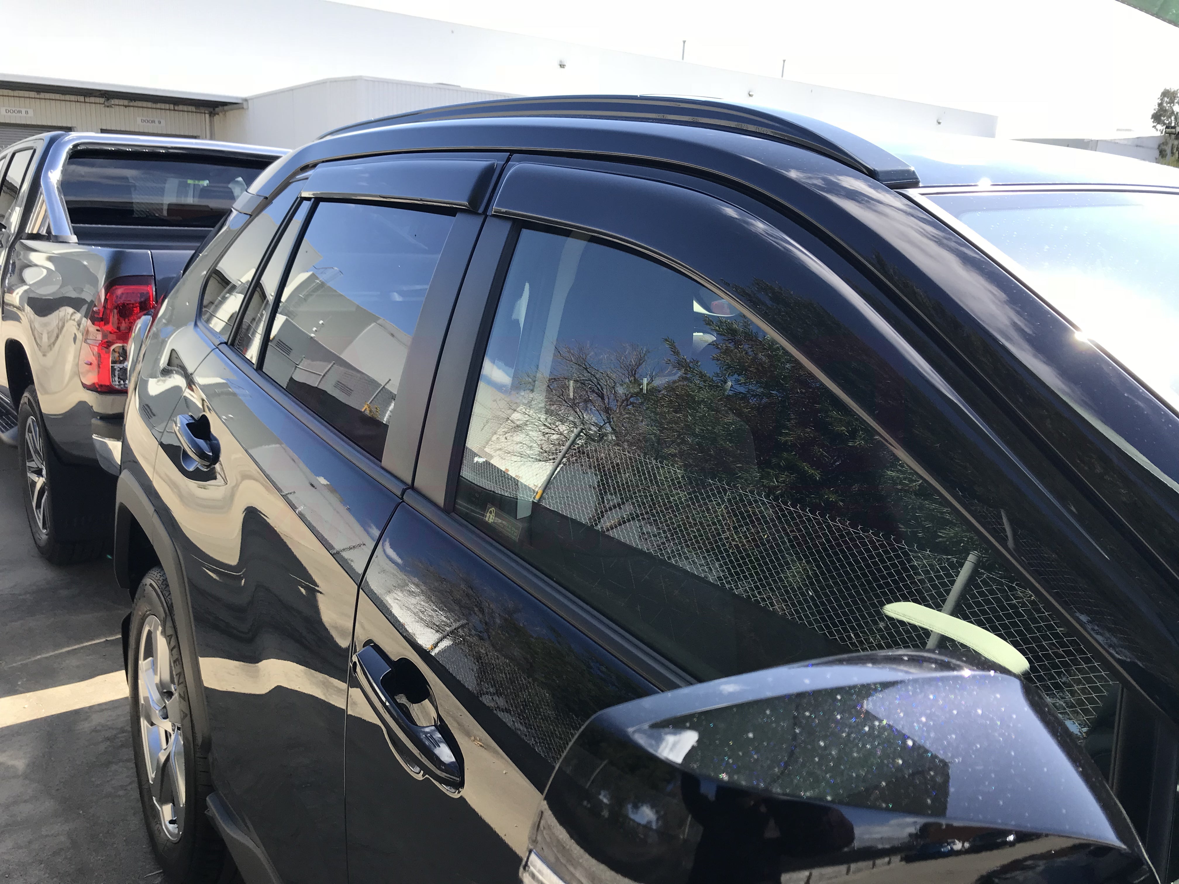 Premium Weather Shields & Hood Protector for Toyota RAV4 (2019-2024) - Rain & Sun Protection, Enhanced Vehicle Style - Perfect for All-Weather Driving & Outdoor Adventures