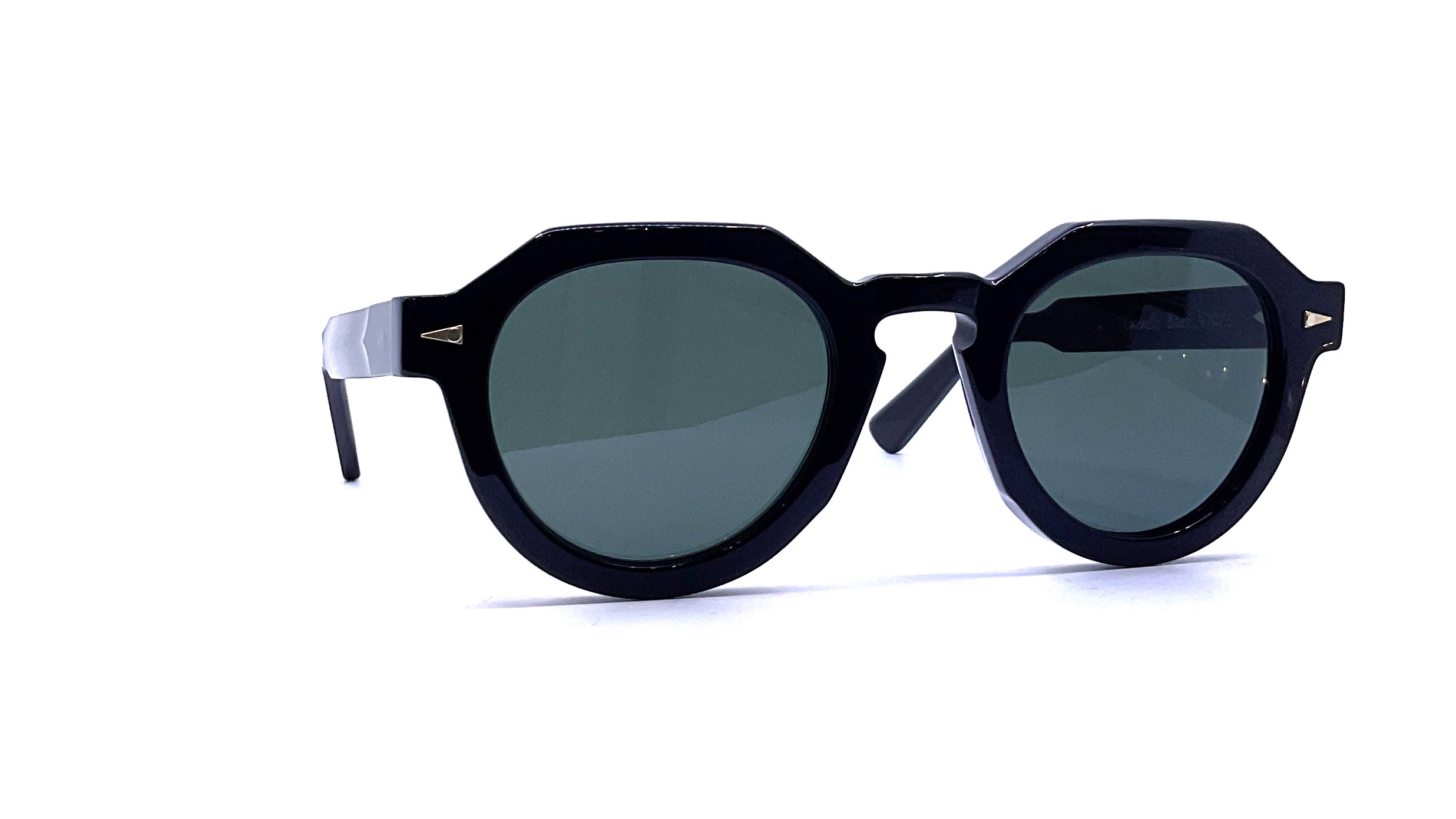 Ahlem Grenelle Sunglasses - Black Aviator Style for Women & Men - Perfect for Outdoor Activities, Travel & Fashion Accessories