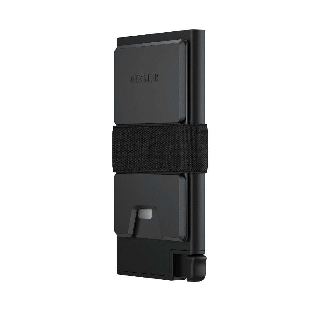Flagrant x Ekster RFID Blocking Leather Wallet for Men - Slim Minimalist Bifold Wallet with Card Holder & Money Clip | Perfect for Travel, Business & Everyday Use
