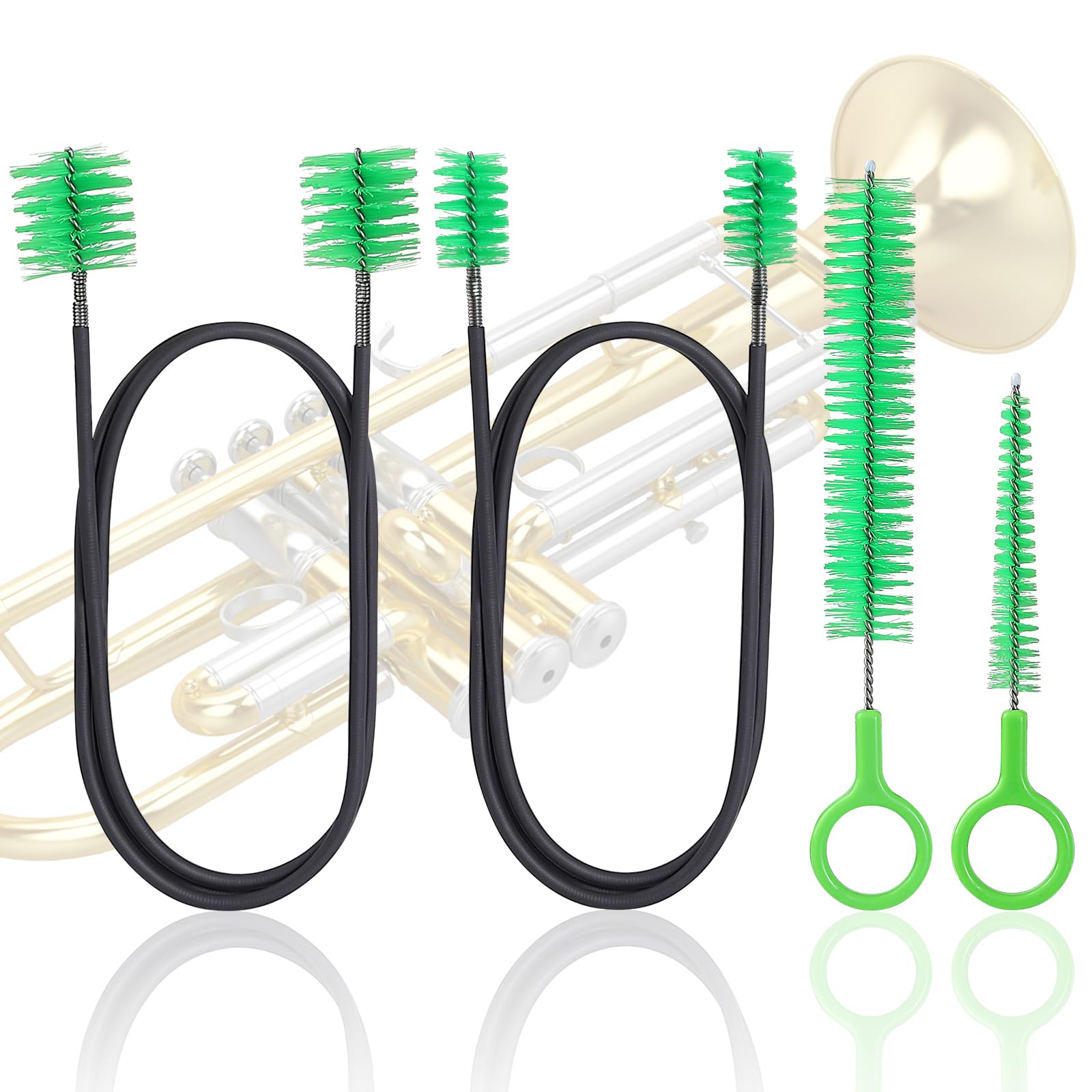 4-Piece Premium Cleaning Snake Brush Kit - 47