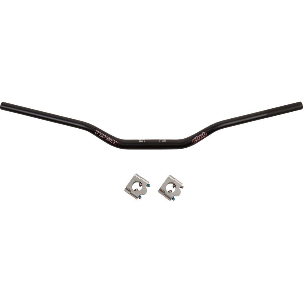 Tusk Universal Big Bar Clamp and Handlebar Kit - Black Chub Big Bar for KTM Bend - Compatible with Yamaha DT1/1S/1CMX (1968-1970) - Perfect for Motorcycle Upgrades and Off-Road Riding