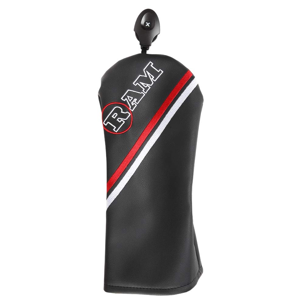 RAM FX Golf Club Headcovers for Driver, Fairway Wood, Hybrid Rescue - Premium Protection for Golf Clubs on the Course