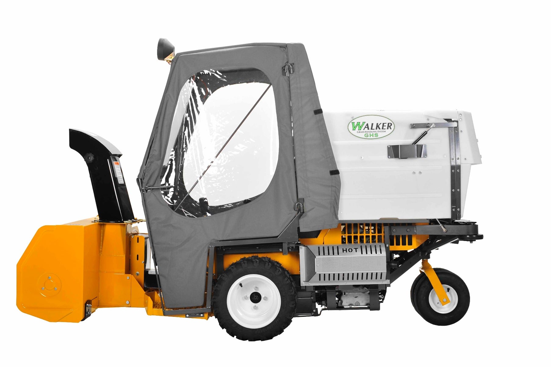 Walker Operator Soft Cab Attachment - Heavy Duty Weather Protection for Lawn Mowers & Tractors - Perfect for Winter Snow Plowing & All-Season Outdoor Work