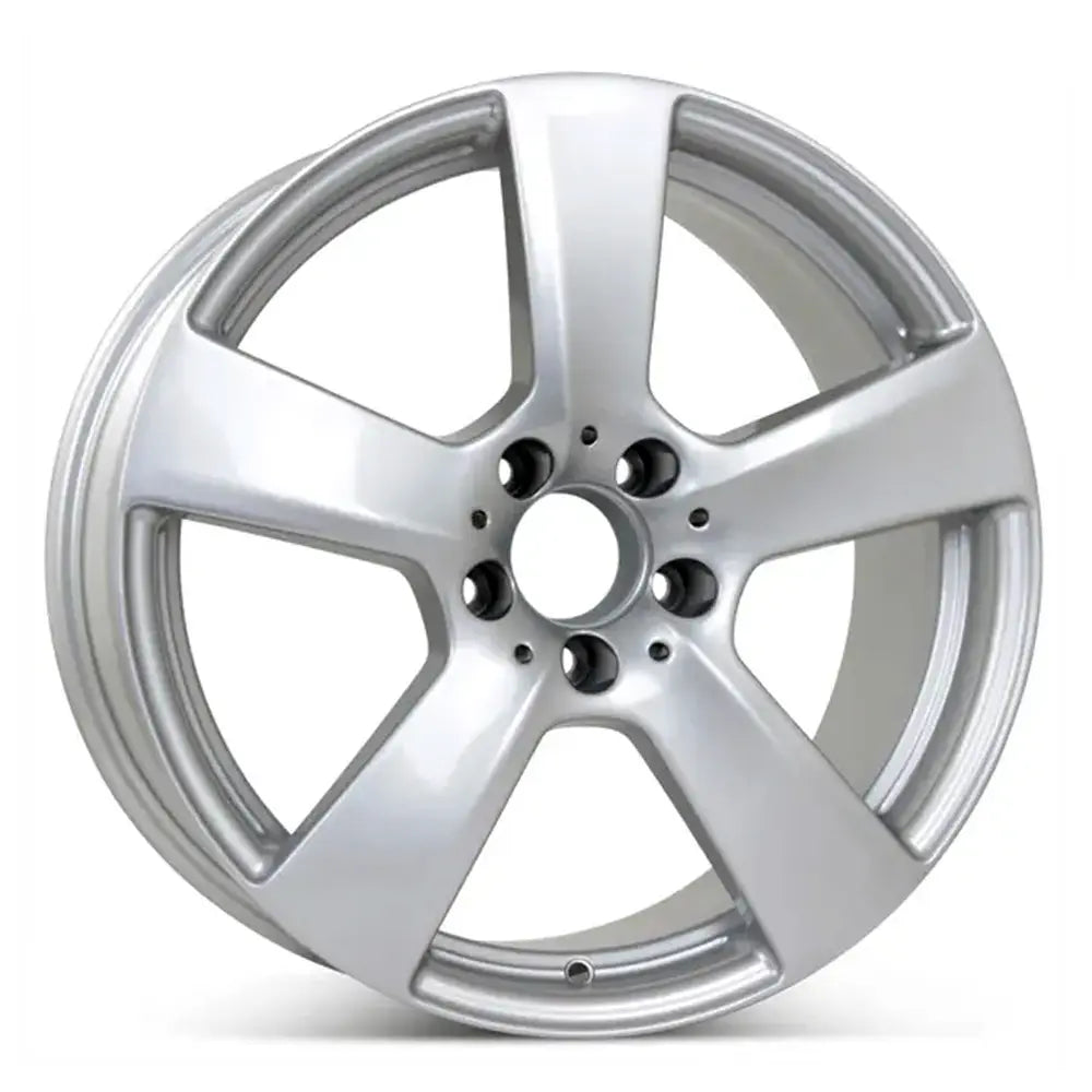 18 Inch Mercedes E300 Wheel Replacement - Silver Replica Rim 85129 | Premium Alloy Wheels for E-Class Sedan | Perfect for Upgrades & Luxury Car Customization