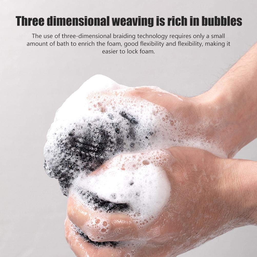 Kuashidai Exfoliating Back Scrubber - Long-Lasting Shower Brush with Exfoliating Towel Texture, Machine Washable Bath Accessories for Deep Cleansing & Skin Renewal - Perfect for Spa Days & Post-Workout Refresh