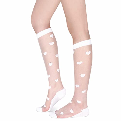 Heart Polka White